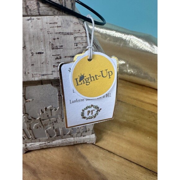 Moose LED Christmas Light Up Lantern Lamp Hanging Paper Pier 1 Imports - Picture 5 of 7